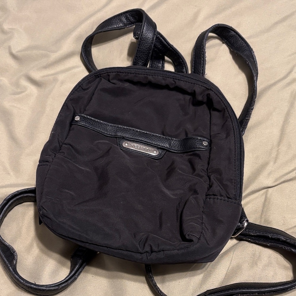 Very spacious little black backpack, Rosetti brand